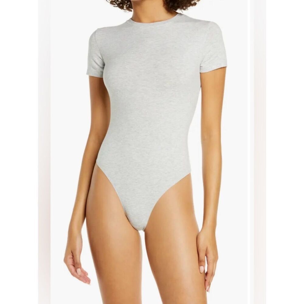 SKIMS T-Shirt Bodysuit Beige Small EUC